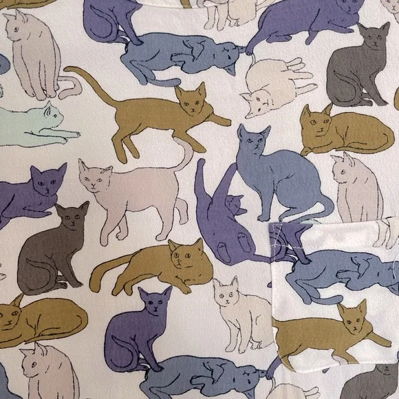 H&M Cat Pattern Top - Picture 5 of 10